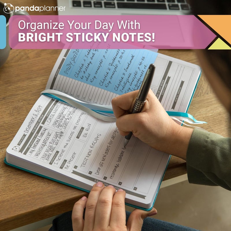 Panda Planner Sticky Notes Set â€“ 140 Assorted Spring Colors with Tabbed, Dotted, Lined & Blank Notes â€“ Colorful Adhesive Tabs for Home, Office & School Organization, Productivity & Planning - Image 5